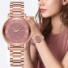 将图片加载到图库查看器,New STEVVEX Women Watches 2020 Trend Luxury Style Diamond Rose Gold Ladies Wrist Watches Magnetic Women Bracelet Watch For Women and Girls
