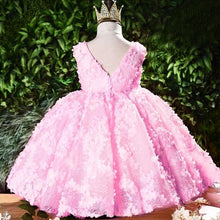 将图片加载到图库查看器,Luxury Modern Designer Toddler Baby Girl Infant Princess Lace Tutu Dress Baby Girl Wedding Dress Kids Party Dress