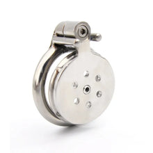 Load image into Gallery viewer, CHASTE BIRD Super Small Stainless Steel Male Cock Penis Trumpet Cage Chastity Device Anti-Off Ring Urethral Catheter V4 Lock