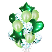 将图片加载到图库查看器,14Pcs Multi Confetti Balloons For Happy Birthday Party Balloons In Several Luxury Variant Helium Ballons For Celebrations for Boy Girls and Babies party