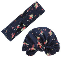 Load image into Gallery viewer, Modern Mom&Baby Turban Mother Baby Hat Headbands Mom Daughter Bow Knot Caps Print Solid Parent-Child Hair Accessories