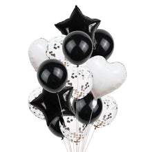 将图片加载到图库查看器,14Pcs Multi Confetti Balloons For Happy Birthday Party Balloons In Several Luxury Variant Helium Ballons For Celebrations for Boy Girls and Babies party