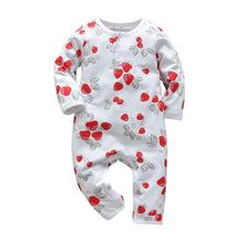 Load image into Gallery viewer, Newborn Baby Rompers Pajama Cotton Cute Letter I Love Daddy and Mummy Long Sleeve rompers Clothes For Baby Kids