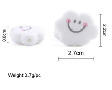 Load image into Gallery viewer, 5PCS/SET Silicone Animal Beads BPA Free Baby Teething Beads Toy For Pacifier Clips New Born Silicone Rodent Tiny Rod Baby Teether For Baby Kids