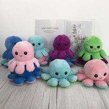 将图片加载到图库查看器,Reversible Flip Octopus Plush Stuffed Toy Soft Animal Home Accessories Cute Animal Doll Children Gifts Baby Plush Toy For Kids