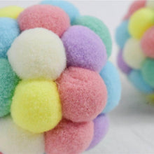 Load image into Gallery viewer, Fashion New Plush Pet Toy Cat and Dog Self-Hey Funny Cat Bite-Resistant Toy Ball Cute Funny Interactive Toy Balls For Cats Multicolor Toy Balls For Cat