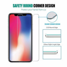 Load image into Gallery viewer, 3pcs For iPhone 12 13 Mini 14 Pro Max Glass Screen Protector For iPhone XR XS SE 2022 6 7 8 Plus 13 Pro Max Glass Not Full Cover Curved Edge Anti Explosion Temper Glass Screen Protector for iPhone