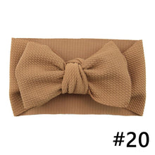 Load image into Gallery viewer, Baby Girls Headband Big Bow Hair Band Kids Adjustable Head Wrap Turban Infant Hair Accessories