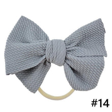 将图片加载到图库查看器,Headband Bow Girl Headbands Nylon Elastic Hair Accessories Photography Props For Baby Girls In Elegant Design