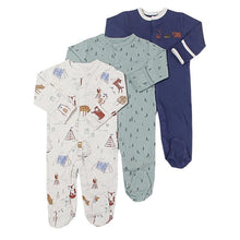 将图片加载到图库查看器,3pcs Set Baby Romper Newborn Sleep suit Flower Baby Rompers Infant Baby Clothes Long Sleeve Newborn Jumpsuits Pajamas for Kids
