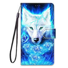 将图片加载到图库查看器,Painted Leather Flip Phone Case For Xiaomi Redmi 8 9 9A 9C 9T Redmi 10 Lion Cat Butterfly Wallet Card Holder Stand Book Cover Colorful PU Leather Wallet Flip Cover Shockproof Card Slots Holder Side Pocket Magnetic Closure Stylish Case