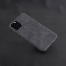 Load image into Gallery viewer, Ultra Thin Phone Cases For iPhone 13 6 7 14Plus XS Max Cover Leather Skin Soft Silicone Case For iPhone XR X 11 12 Pro Case Anti-Scratch iPhone Xs max Cover Genuine Leather iPhone Cases for iPhone