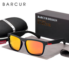 Load image into Gallery viewer, BARCUR Men's Polarized Driving Sunglasses – UV400 Protection Lightweight TR90 Frame Anti-Glare Lens Stylish Oculos de Sol Summer Sunglasses