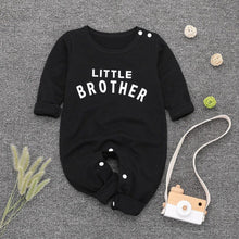 Load image into Gallery viewer, Newborn Baby Button Letter Long Sleeve Romper / jumpsuit for baby girls and boys.
