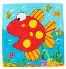 将图片加载到图库查看器,1 Pcs Animal Wooden Puzzles For Children In Wooden 3D Mosaic Puzzles Kids Educational Toys Design For Baby Birthday Gifts