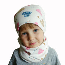 将图片加载到图库查看器,Modern Cartoon Cotton Baby Hat Winter Baby Girls Hat Newborn Boys Hats Kids Cap Scarf Set Children Beanies For Kids With Scarf