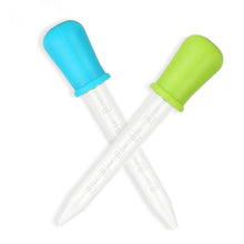 Load image into Gallery viewer, 5ml Small Silicone Plastic Pipette Dropper Feeding Medicine Liquid Eye Ear Pipette Dropper School Lab Experiment Supplies
