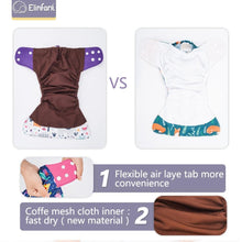 将图片加载到图库查看器,Eco-friendly Diaper Adjustable Reusable Coffee Fiber Diaper Pocket Fit Baby Nappies Pants Waterproof Nappies for Baby and Kids In Modern Design