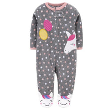 Load image into Gallery viewer, Home Love Romper Fleece Jumpsuit For Newborn Baby Boys And Baby Girl New Born Baby Clothes