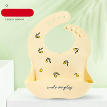 Load image into Gallery viewer, Silicon Breastplate Baby Bib Waterproof Solid Infant Bandana Bibs Newborn Feeding Burp Cloth Bib For Kids