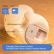 Load image into Gallery viewer, Dog LED Night Light Touch Sensor Remote Control Colors USB Rechargeable Silicone Puppy Lamp For Children Kids Baby Perfect Gift