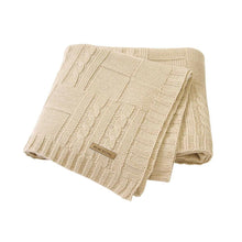Load image into Gallery viewer, Baby Blanket Knitted Newborn Swaddle Wrap Blankets Super Soft Toddler Infant Bedding Quilt For Bed Sofa Basket Stroller