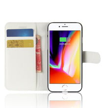 Load image into Gallery viewer, Phone Case For IPHONE 7 8 Plus Wallet Case Flip Leather Back Cover For IPHONE7 IPHONE8 IPHONE 7plus 8plus Simple Case Foldable Case Leather Case Flip Phone Cover Case
