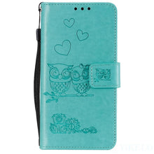 Load image into Gallery viewer, Love Couple Leather Case For iPhone 12 11 Pro mini Phone Flip Wallet Soft Cover Shockproof Floral Cute Modern Leather Wallet Phone Case For iPhone