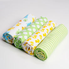 Load image into Gallery viewer, Baby Blanket Set 100% Cotton Flannel Baby Swaddles Soft Newborns Blankets Baby Blankets Baby Swaddle Wrap