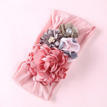 将图片加载到图库查看器,Handmade Flower Baby Headbands For Newborn Girls Nylon Elastic Hair Bands Headwear For Baby Girls