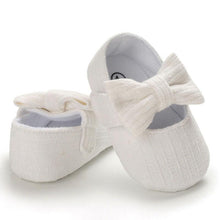 将图片加载到图库查看器,Baby Girls First Walkers Bow Knot Solid Soft Shoe Footwear For Baby Girl Breathable Shoes