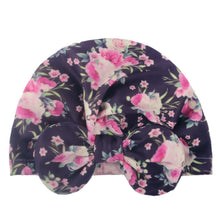 Load image into Gallery viewer, Luxury Modern Donut Baby Beanie Turban Hat Baby Cap Cotton Fruit Print Floral Toddler Baby Girl Cap Design