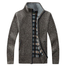将图片加载到图库查看器,New Autumn Winter Jacket Men Warm Casual Slim Fit Fleece Jacket Elegant Jackets For Men Warm Soft Sweater Solid Jackets Casual Business Men Clothing Lightweight Hooded Jackets