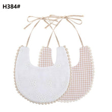 Load image into Gallery viewer, Infant Baby Bib Kid Toddler Dinner Feeding Tassel Double-side Cotton Linen Burp Cloths Saliva Towel For Baby