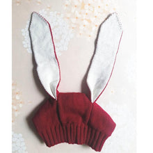 Load image into Gallery viewer, Baby Rabbit Ears Hat Infant Toddler Knitted Caps for Baby Bunny Beanie Hats Accessories
