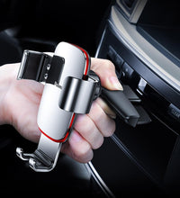 Load image into Gallery viewer, 360 Degree Rotation Car Phone Holder For Car Air Vent / CD Slot Mount Phone Holder Stand Metal Gravity Mobile Phone Holder