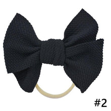 将图片加载到图库查看器,Headband Bow Girl Headbands Nylon Elastic Hair Accessories Photography Props For Baby Girls In Elegant Design