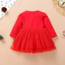 Load image into Gallery viewer, New Princess Baby Kids Girls Christmas Solid Deer Tutu Skirt Dress Unique Design Perfect Gift
