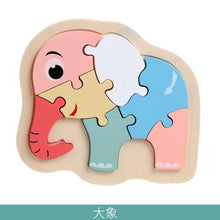 将图片加载到图库查看器,Wooden Children Colorful Animal Stevvex Puzzle for Toddler Creative Puzzle Early Educational Toys for Boys and Girls 2-4