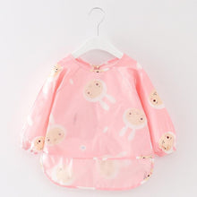 将图片加载到图库查看器,Modern Luxury NEW Baby Cute Cartoon Waterproof Long Sleeve Apron Baby Feeding Bib for Children Baby and Kids