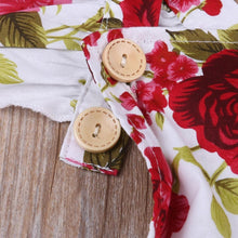 将图片加载到图库查看器,Luxury Modern Cute Floral Romper Baby Girls Clothes Jumpsuit Romper Headband Toddler Dress With Bow For Girls