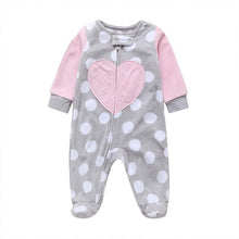 Load image into Gallery viewer, Modern Cartoon Unicorn Baby Girl Jumpsuit Footies Romper For Newborn Boy and Girls In Trend Design
