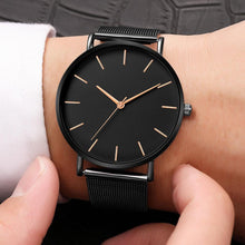 将图片加载到图库查看器,STEVVEX Women Watch Rose Gold Style Women's Mesh Belt ultra-thin Fashion para Luxury Wrist Watches For Women and Girls