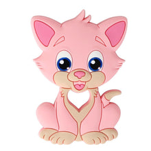 Load image into Gallery viewer, Baby Silicone Teethers BPA Free Teething Toy Animal Dog Koala Owl Elephant Baby Ring Teether Silicone Beads For Kids and Baby