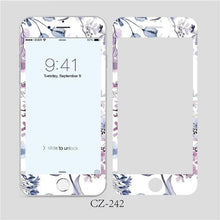将图片加载到图库查看器,3D Curved Edge Tempered Glass for iPhone 6 6s 7 8 Plus Fashion Flowers Pattern Screen Protector Protective Film Tempered Glass Screen Protector Designed for iPhone