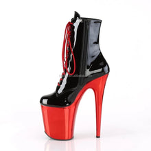 将图片加载到图库查看器,8"20cm Super High Heel Waterproof Platform Dance Shoes Front Lace-up Head Ankle Boots Low Leg Winter Autumn Steel Pipe Plastic