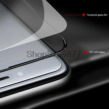 Load image into Gallery viewer, 200D Curved Soft Edge Tempered Glass For iPhone 8 7 6 6S Plus SE 2020 Protective Glass X XR 11 Pro Xs Max Screen Protector Film Tempered Glass Screen protector for iPhone Easy Installation 9H Hardness Scratch Resistant Screen Protector