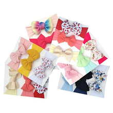 Load image into Gallery viewer, Modern 3PCS Set Floral Bows Baby Headband Dot Bowknot Cotton Hair Band Girls Hair Accessories For Girls