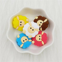Load image into Gallery viewer, 5pcs Animals Cartoon Silicone Teething Sheep For Children Newborn Baby Teether For Teeth