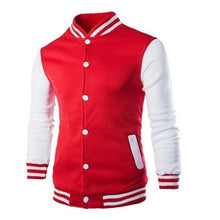 将图片加载到图库查看器,Mens Fashion Casual Slim Fit Jacket Men/Boy Baseball Jacket Men Fashion Design Classic Elegant Clothing Men's College Comfortable Jacket High School Long Sleeves Jackets